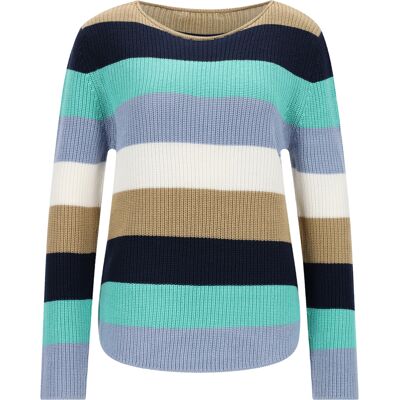 44 Rdh.-Pullover, 1/1 Arm, Ringel female 44 Rdh.-Pullover, 1/1 Arm, Ringel female