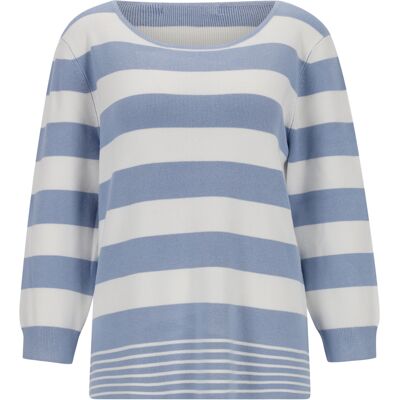 44 Rdh.-Pullover, 3/4 Arm,Ringel female 44 Rdh.-Pullover, 3/4 Arm,Ringel female