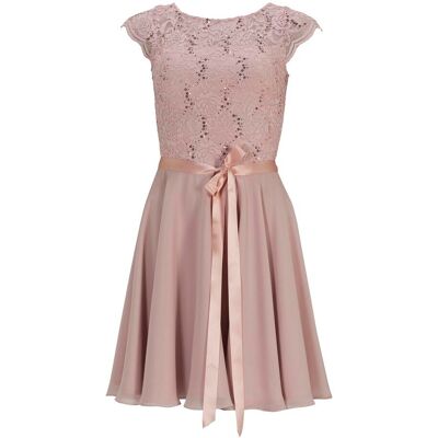 42 Cocktailkleid aus Spitze und Chiff female 42 Cocktailkleid aus Spitze und Chiff female