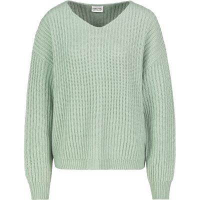 XXL DOB Strick Pullover, langarm, V-Aus female XXL DOB Strick Pullover, langarm, V-Aus female