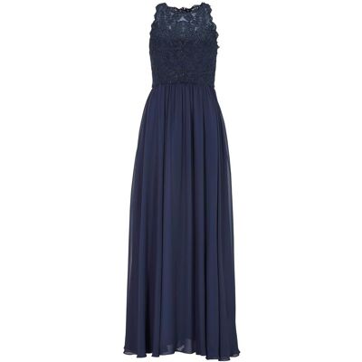 32 High-closed-Abendkleid mit floraler female 32 High-closed-Abendkleid mit floraler female