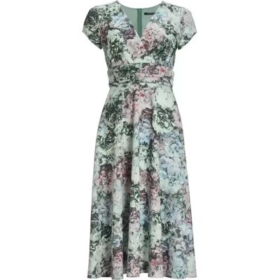38 Cocktailkleid aus floral bedrucktem female 38 Cocktailkleid aus floral bedrucktem female