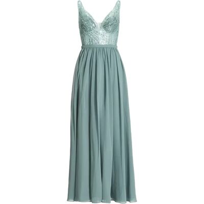 42 Abendkleid mit Chiffonrock und Stic female 42 Abendkleid mit Chiffonrock und Stic female
