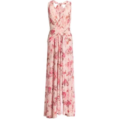 42 Neckholder Abendkleid mit floralem female 42 Neckholder Abendkleid mit floralem female