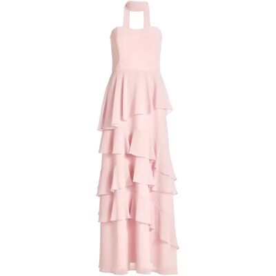 36 Abendkleid aus Chiffon mit Volants female 36 Abendkleid aus Chiffon mit Volants female