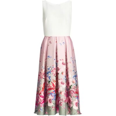 44 Cocktailkleid mit Bordüren-Print female 44 Cocktailkleid mit Bordüren-Print female