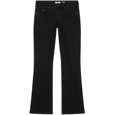 30 / /32 Denim Trousers, Mid Waist, Flared L female 30 / /32 Denim Trousers, Mid Waist, Flared L female