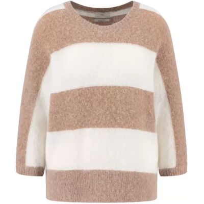 PULLOVER HAIRY STRIPE *RWS female PULLOVER HAIRY STRIPE *RWS female