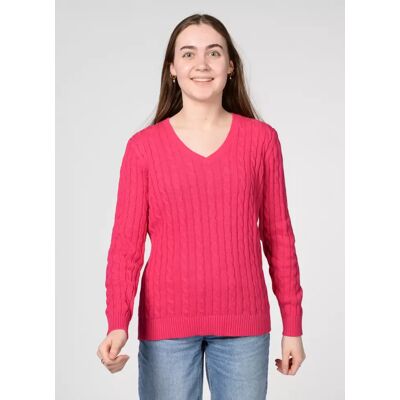44 V-Pullover, 1/1 Arm, Zopf female 44 V-Pullover, 1/1 Arm, Zopf female