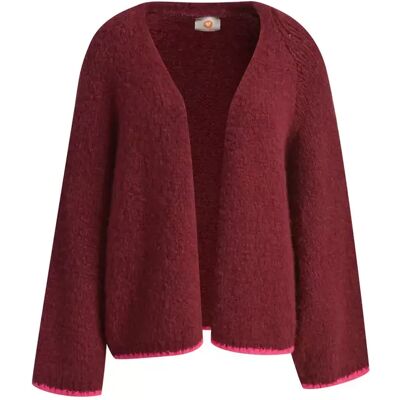 L/XL CARDIGAN WITH CONTRAST EDGE female L/XL CARDIGAN WITH CONTRAST EDGE female