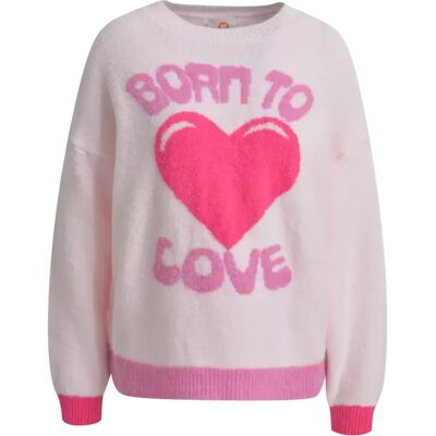 L/XL PULLOVER KNIT BORN TO LOVE WORDING female L/XL PULLOVER KNIT BORN TO LOVE WORDING female