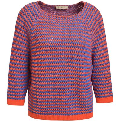 XL STRUCTURE STRIPE RAGLAN PULLOVER female XL STRUCTURE STRIPE RAGLAN PULLOVER female