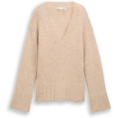 XL knit hairy v-neck pullover female XL knit hairy v-neck pullover female
