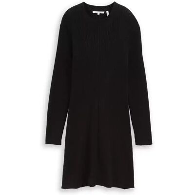 XS knitted rib dress with crew-ne female XS knitted rib dress with crew-ne female