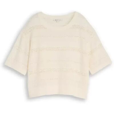 XL knit open structure pullover female XL knit open structure pullover female
