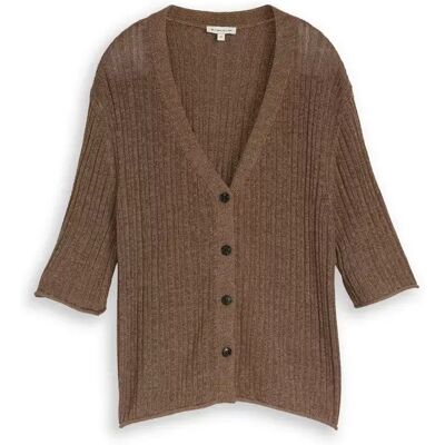 knit rib shortsleeve cardigan female knit rib shortsleeve cardigan female