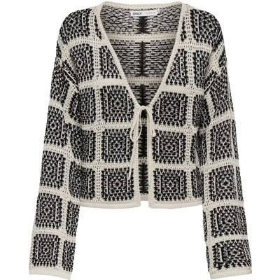 XL ONLLOA LS STRING CROCHET CARDIGAN R female XL ONLLOA LS STRING CROCHET CARDIGAN R female