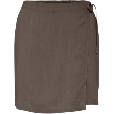 PCPIA LINEN MIX MW WRAP SKIRT WVN N female PCPIA LINEN MIX MW WRAP SKIRT WVN N female