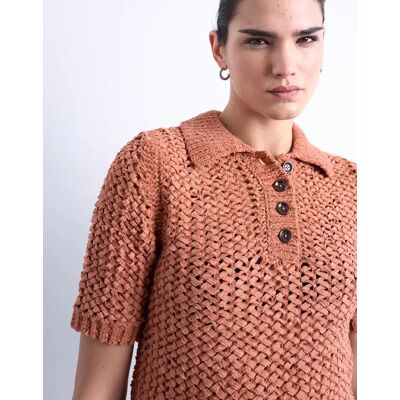 TSALICE SS POLO PULLOVER female TSALICE SS POLO PULLOVER female