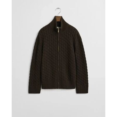 CABLE KNIT ZIP CARDIGAN female CABLE KNIT ZIP CARDIGAN female