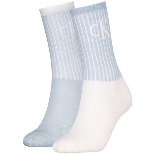 CKJ WOMEN SOCK 2P GLOSSY RIB female