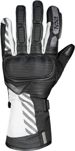 IXS Glasgow-ST 2.0, Mid-season motorcycle gloves, Black Light grey