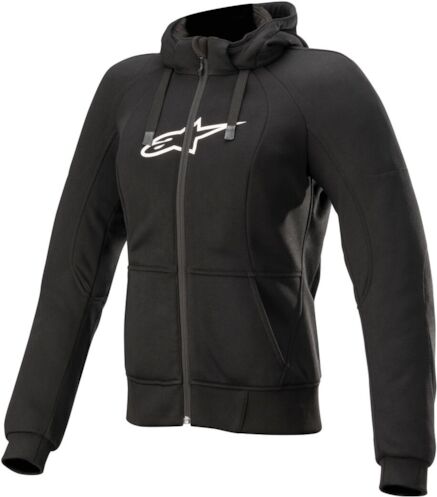 ALPINESTARS Stella Chrome Sport Hoodie, Women's motorcycle, Black