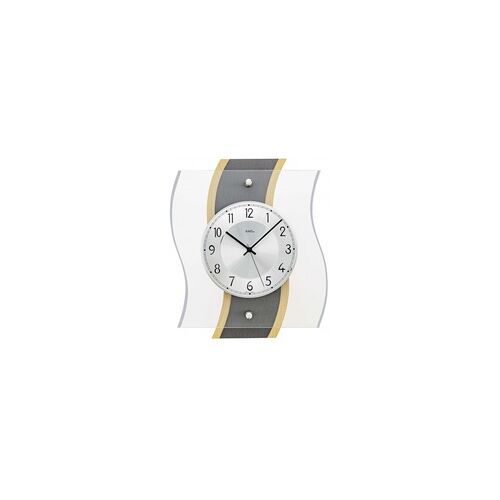 AMS -Wanduhr Anthrazit Funk 37cm- 5572