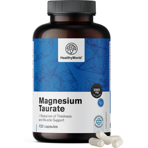 HealthyWorld Magnesiumtaurat 2000 mg, 120 Kapseln