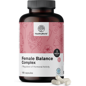 HealthyWorld Female Balance – Komplex für Frauen, 180 Kapseln