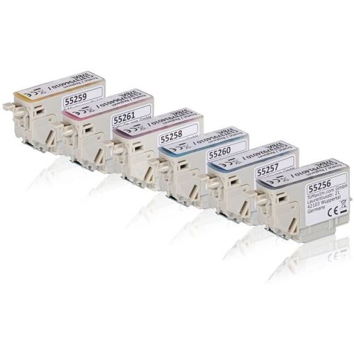 TonerPartner Multipack kompatibel zu Epson C13T37984010 / 378XL enthält 1xBK, 1xC, 1xM, 1xY, 1xLC, 1xLM