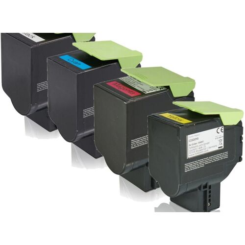 TonerPartner Multipack kompatibel zu Lexmark C2320X0 enthält 1xBK, 1xM, 1xC, 1xY
