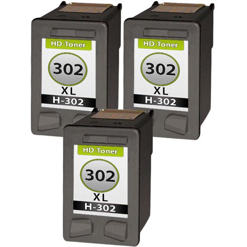 TonerPartner Multipack Kompatibel zu HP 302xl / 302 enthält 3x Tintenptrone