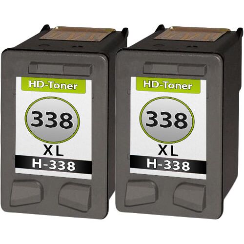 TonerPartner Sparset ersetzt HP C8765EE / 338 enthält 2x Druckkopfpatrone