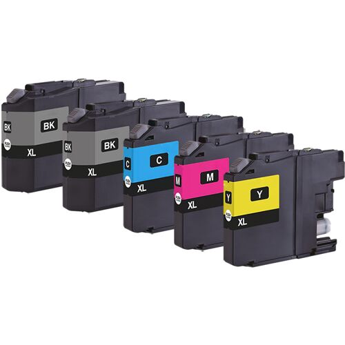 TonerPartner Multipack Kompatibel zu Brother LC-421XL enthält 5x Druckkopfpatrone