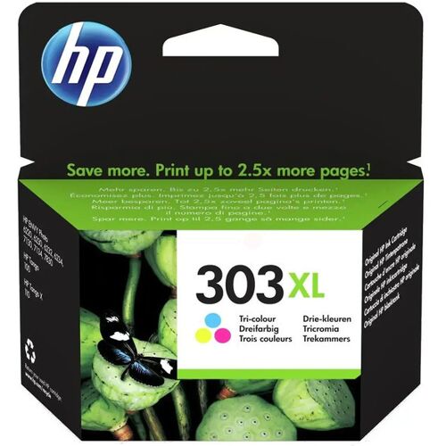 Original HP T6N03AE / 303XL Druckkopfpatrone color