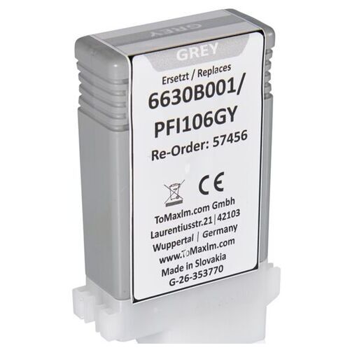 TonerPartner Kompatibel zu Canon 6630B001 / PFI-106GY Tintenpatrone, grau