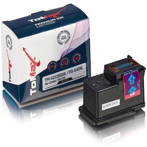 TonerPartner ToMax Premium ersetzt Canon 5222B005 / PG-540XL Druckkopfpatrone Schwarz