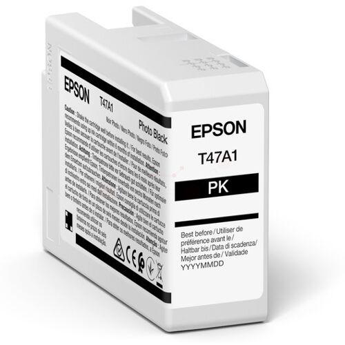 Original Epson C13T47A100 / T47A1 Tintenpatrone schwarz