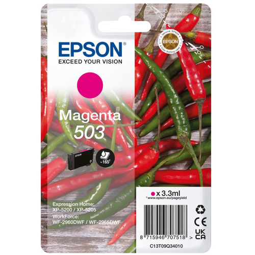 Original Epson C13T09Q34010 / 503 Tintenpatrone magenta