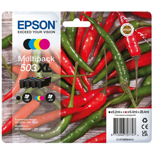 Original Epson C13T09R64010 / 503XL Tintenpatrone Multipack