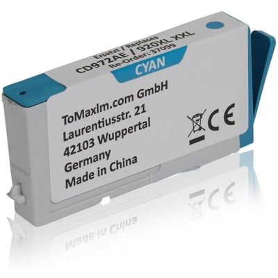 TonerPartner Kompatibel zu HP CD972AE / 920XL Tintenpatrone, cyan TonerPartner Kompatibel zu HP CD972AE / 920XL Tintenpatrone, cyan