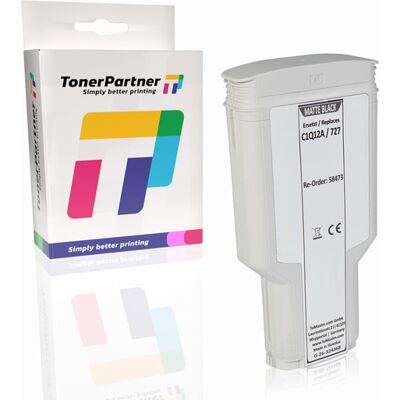 TonerPartner Kompatibel zu HP 727 Tintenpatrone, matt schwarz TonerPartner Kompatibel zu HP 727 Tintenpatrone, matt schwarz