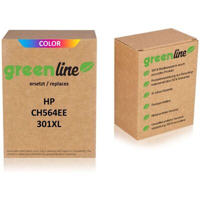 TonerPartner greenline ersetzt HP 301XL Druckkopfpatrone, color TonerPartner greenline ersetzt HP 301XL Druckkopfpatrone, color