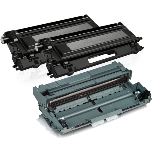 TonerPartner Multipack Kompatibel zu Brother TN-2320 / DR-2300 enthält 1x Bildtrommel / 2x Tonerkartusche
