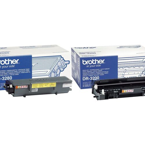 Original Brother Toner TN-3280 + DR-3200 Trommel