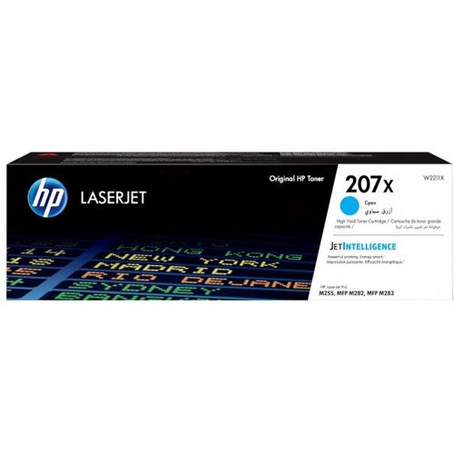 Original HP W2211X / 207X Toner cyan