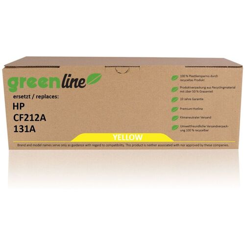 TonerPartner greenline ersetzt HP CF212A / 131A Tonerkartusche, gelb