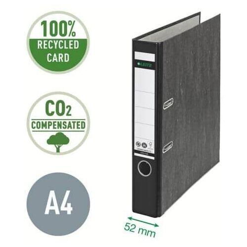 TonerPartner LEITZ Qualitäts-Ordner 180°, A4, klimaneutral, 52mm, schwarz