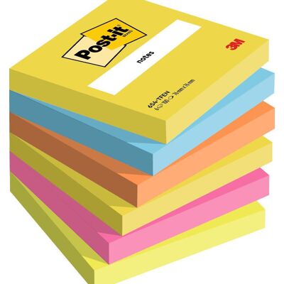 TonerPartner POST-IT Haftnotiz Notes Energetic Collection 76x76 mm, sortiert, 6 x 100 Blatt TonerPartner POST-IT Haftnotiz Notes Energetic Collection 76x76 mm, sortiert, 6 x 100 Blatt